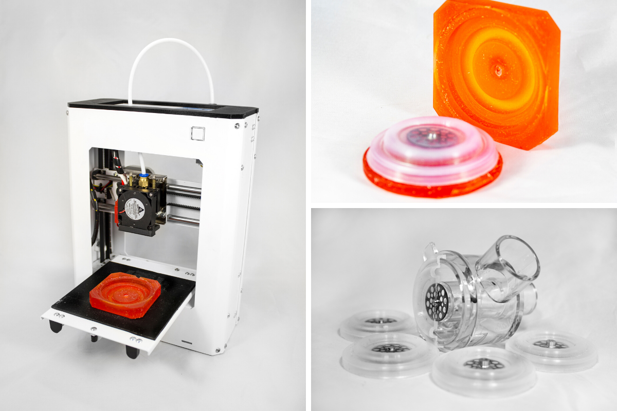 В МГУПП разработана технология создания клапанов выдоха для аппаратов ИВЛ с помощью 3D-печати