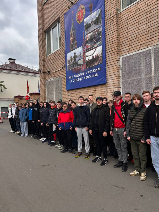 Студенты РОСБИОТЕХа прошли военные сборы на базе знаменитого Семеновского полка