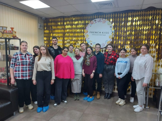 Студенты РОСБИОТЕХ посетили производство шоколада компании «Френчкисс-Опт»